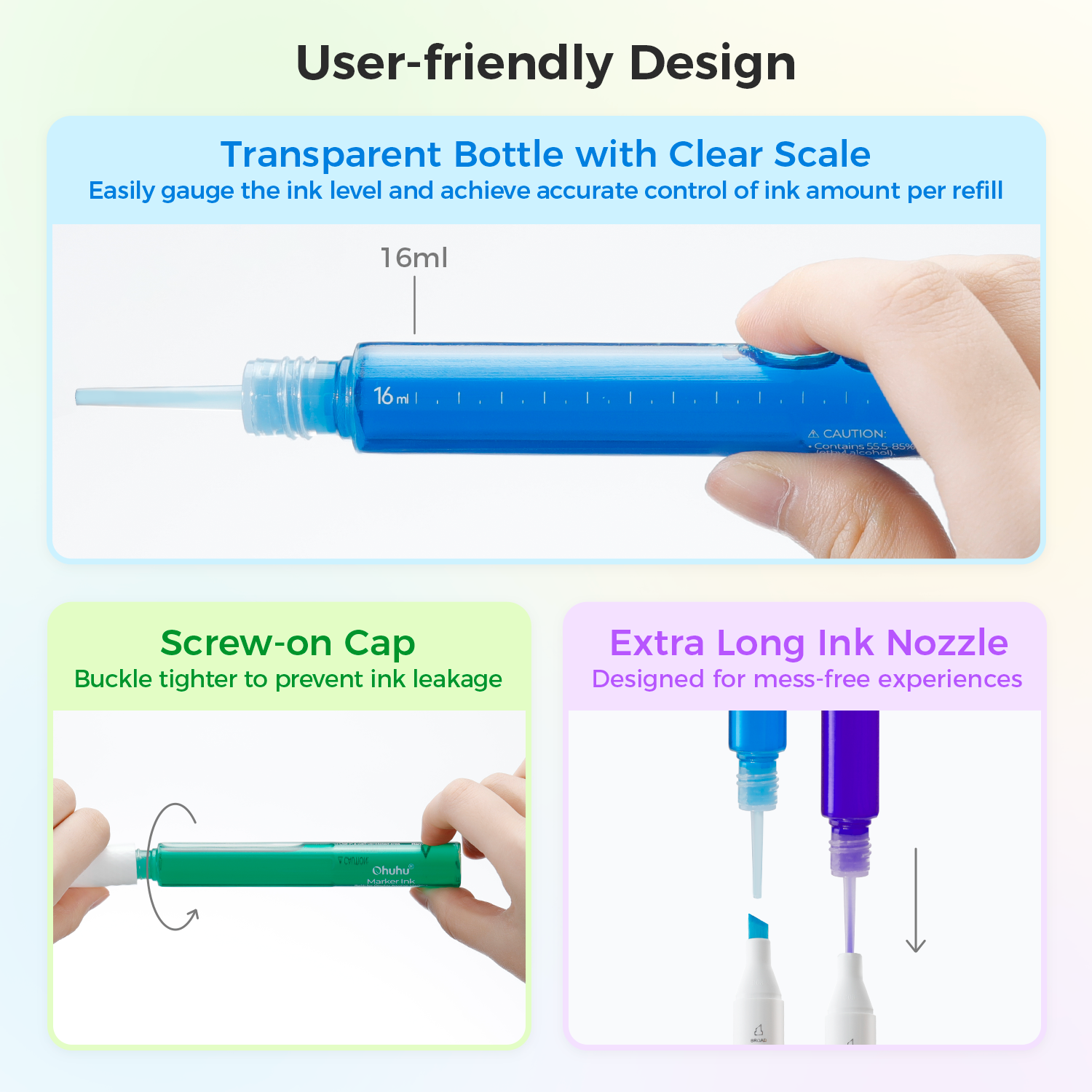 Ohuhu Marker Ink V112 / V070 Refill for Alcohol marker