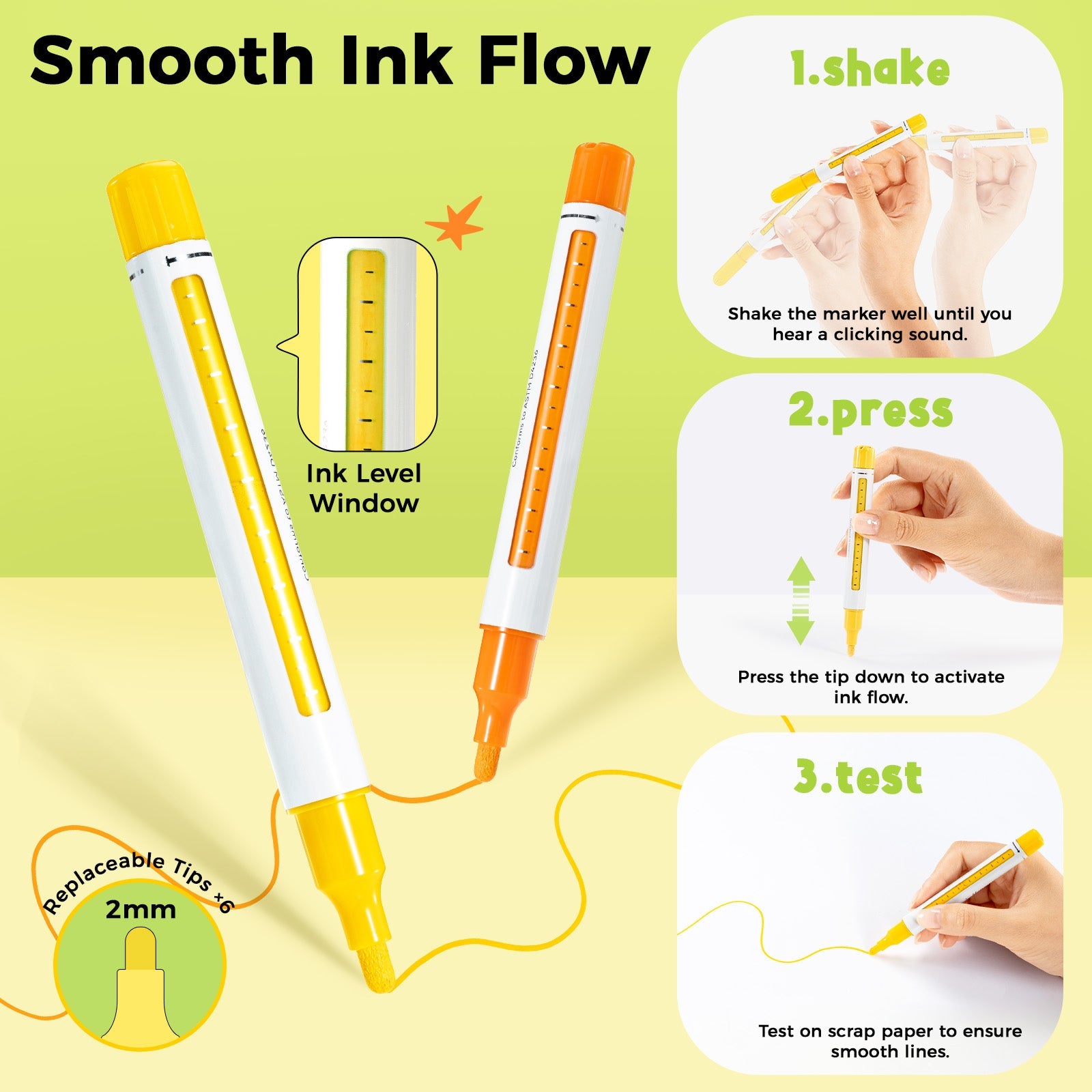 Ohuhu Acrylic Paint Markers Refillable 36 Colors – Hanauma