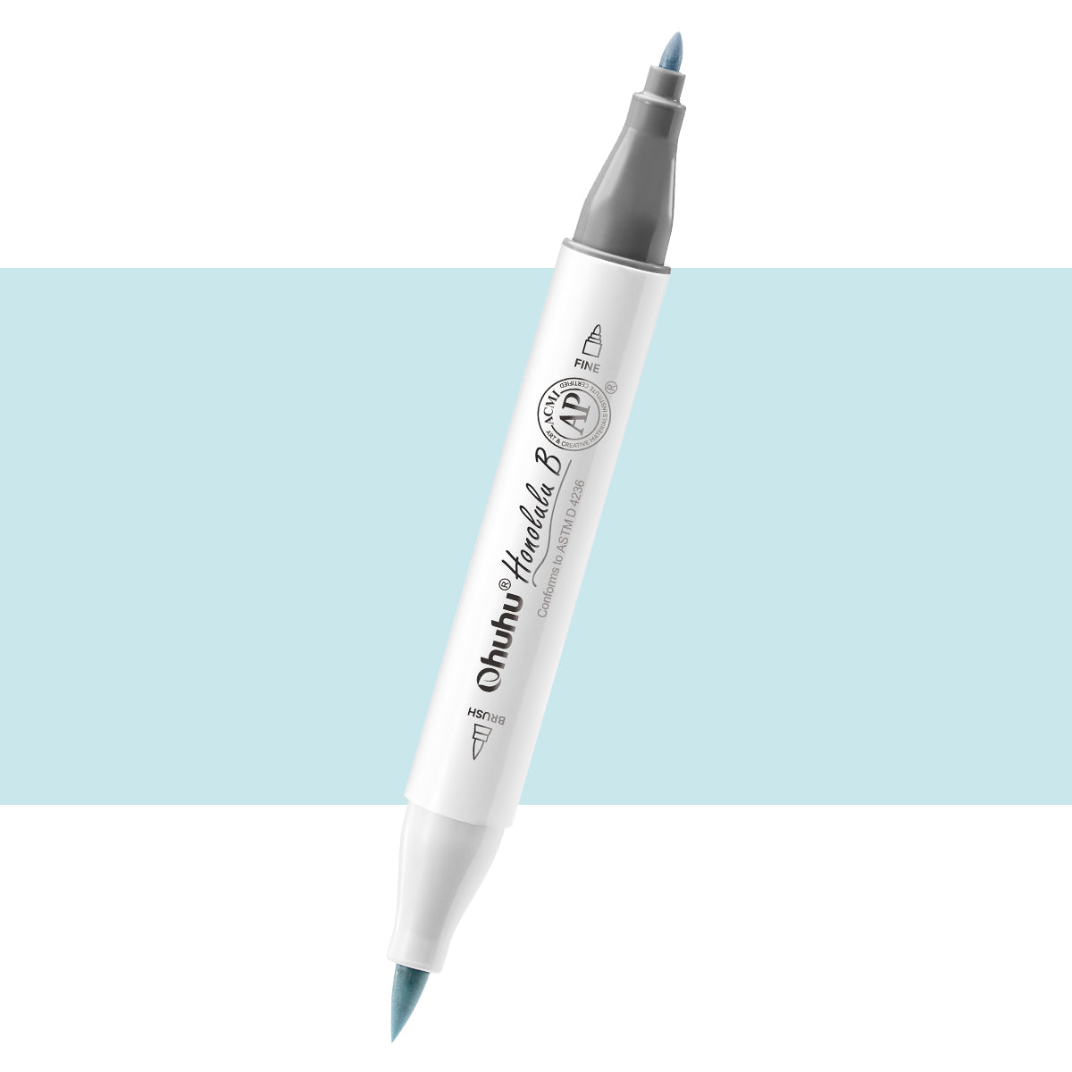 Ohuhu Honolulu B B02 (Replace BG4) Individual Marker. Brush & Fine