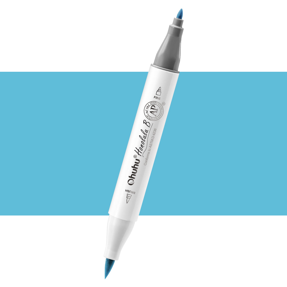 Ohuhu Honolulu B B09 (Replace B070) Individual Marker. Brush & Fine