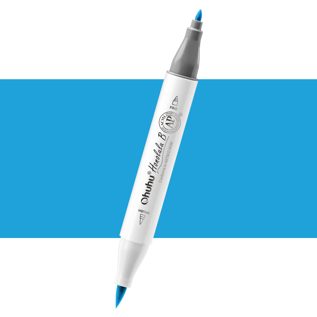 Ohuhu Honolulu B B111 (Replace PB8) Individual Marker. Brush & Fine