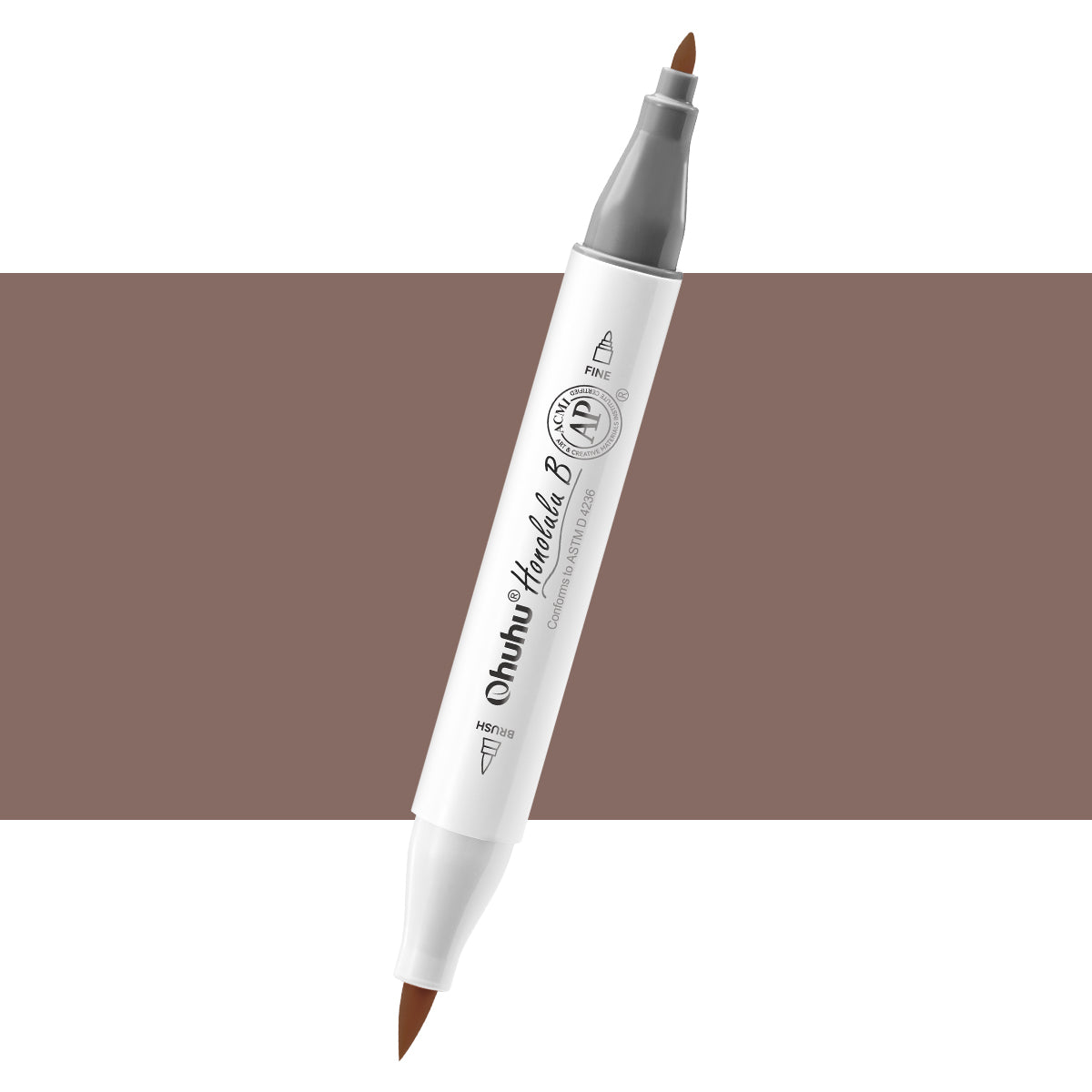 Ohuhu Honolulu B E612 (Replace YR10) Individual Marker. Brush & Fine