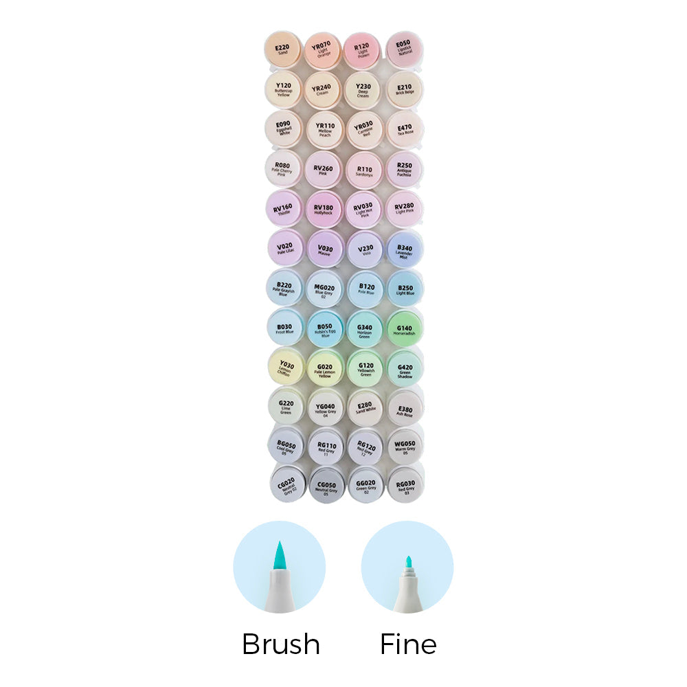 Ohuhu Honolulu Brush Markers - Small Set