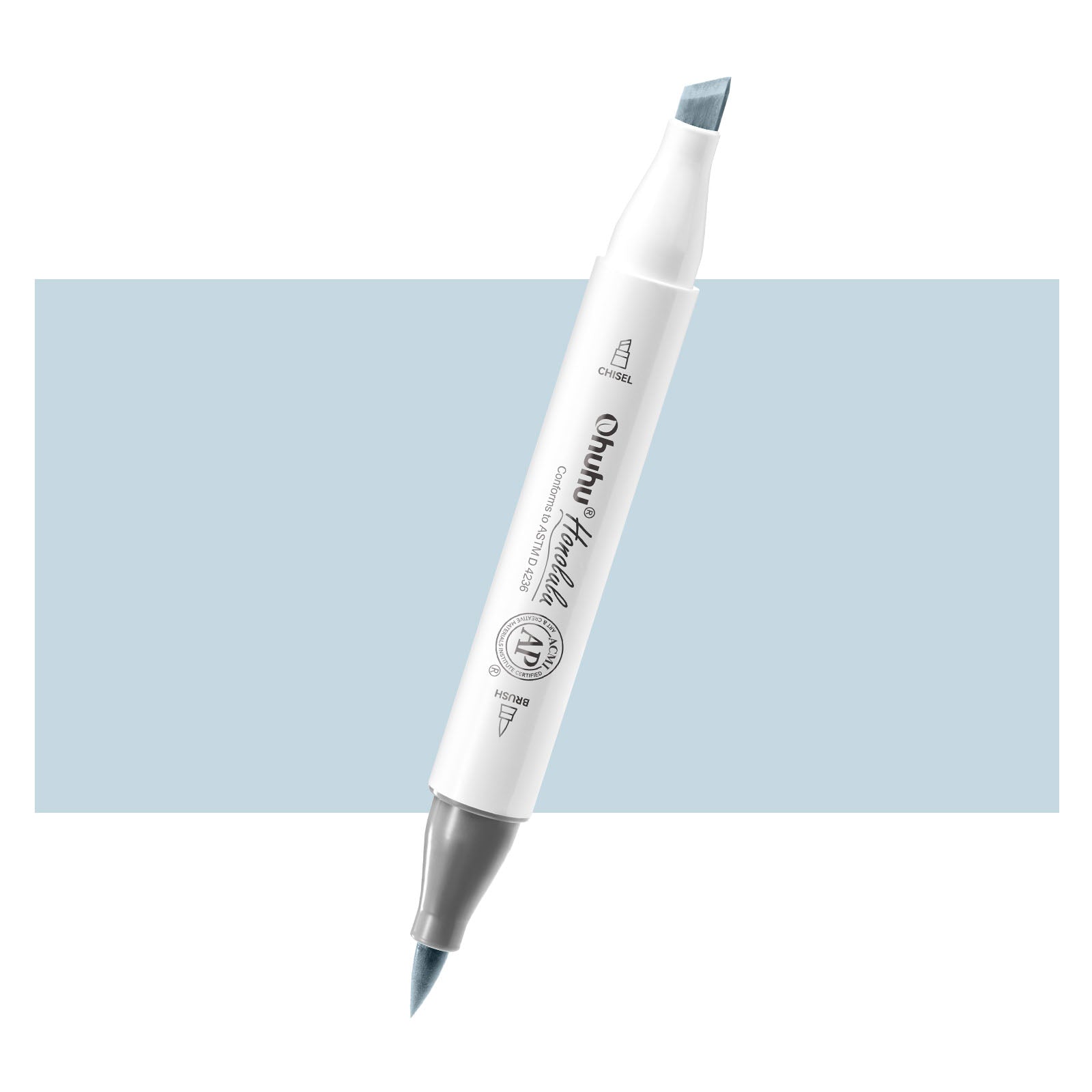 Ohuhu Honolulu MG030 / B27 Individual Marker. Brush & Chisel