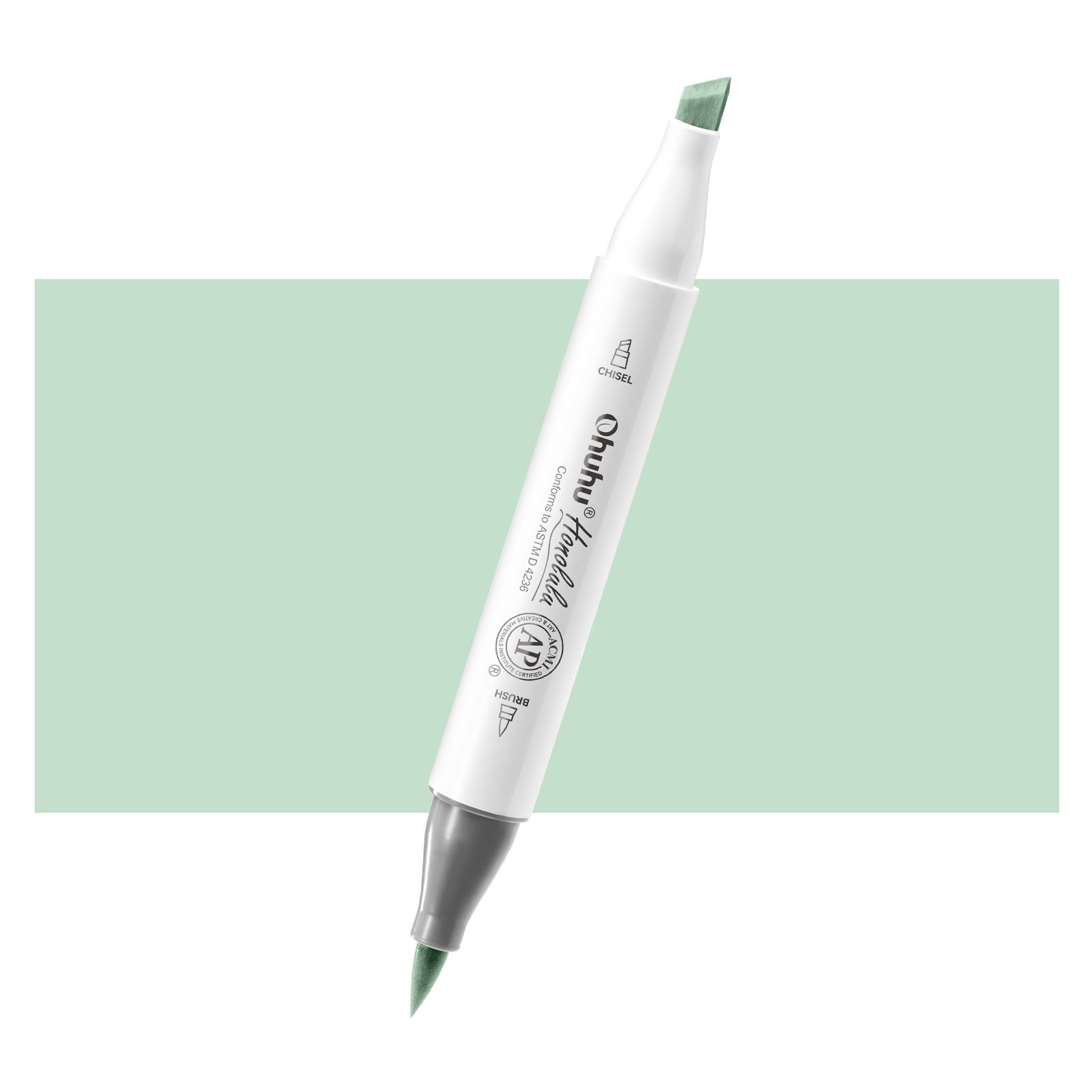 Ohuhu Honolulu G420 / BG24 Individual Marker. Brush & Chisel