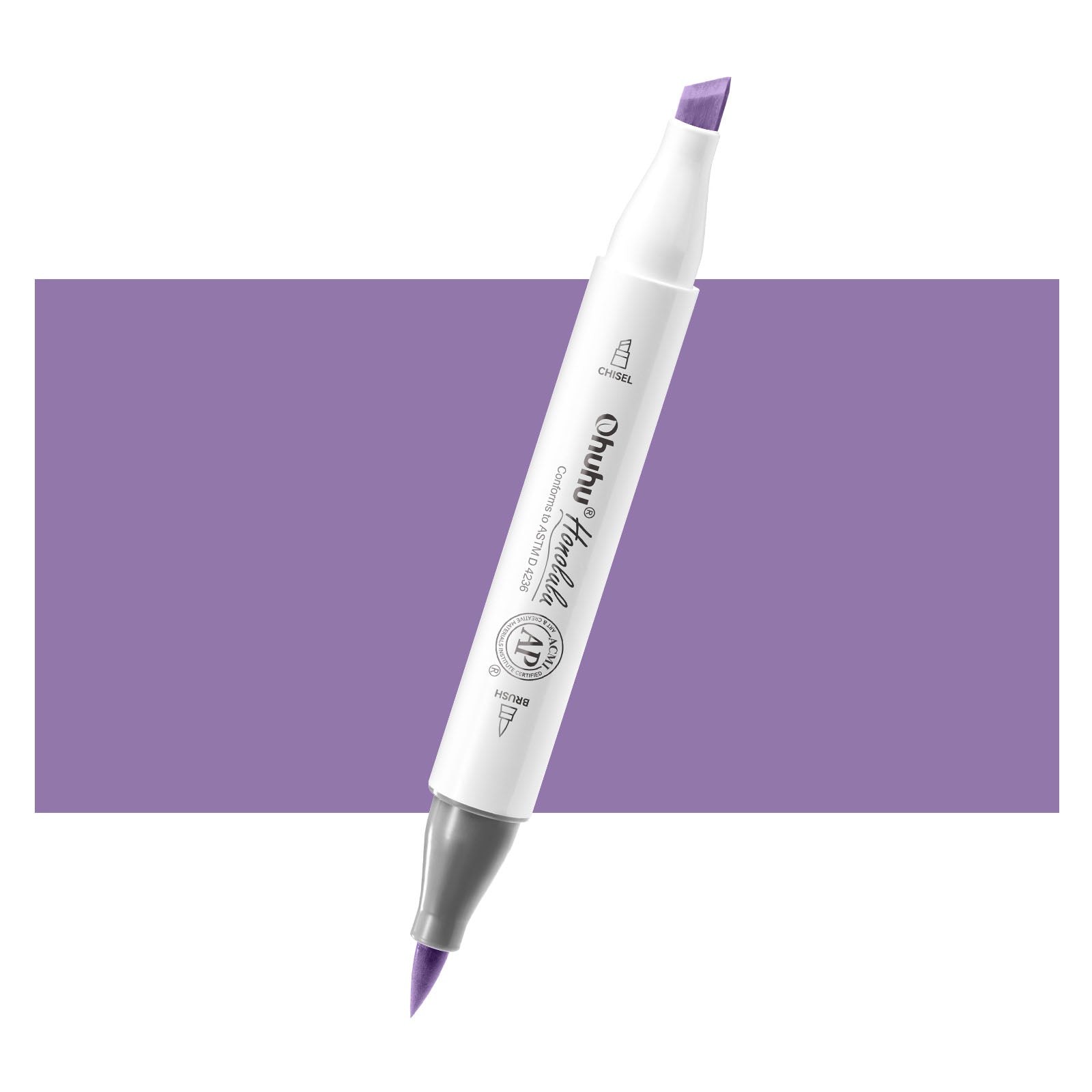 Ohuhu Honolulu P4 / V010 Individual Marker. Brush & Chisel