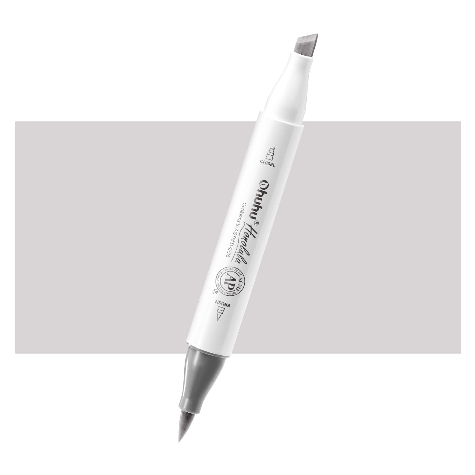 Ohuhu Honolulu RG120 / WG04 Individual Marker. Brush & Chisel