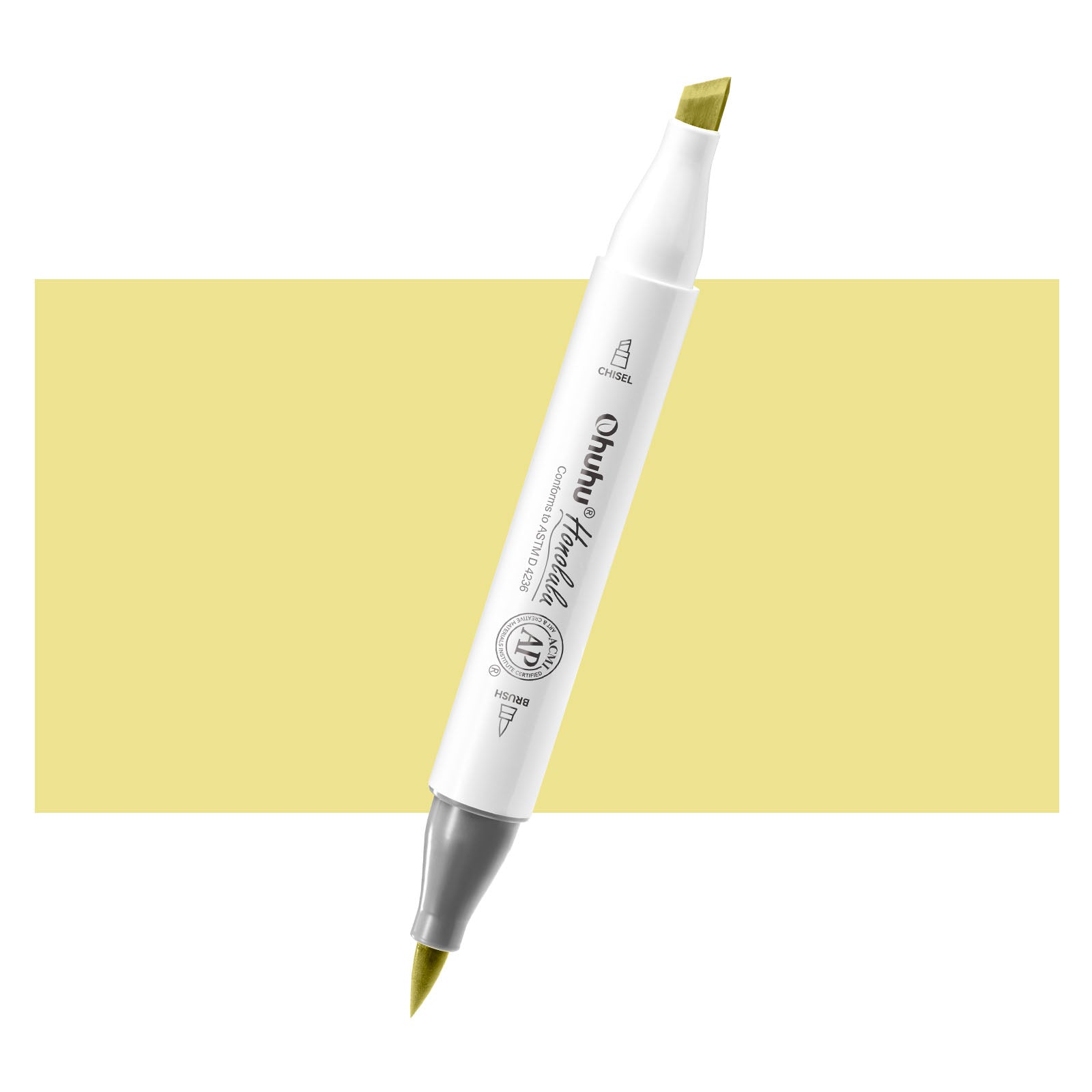 Ohuhu Honolulu Y080 / Y17 Individual Marker. Brush & Chisel