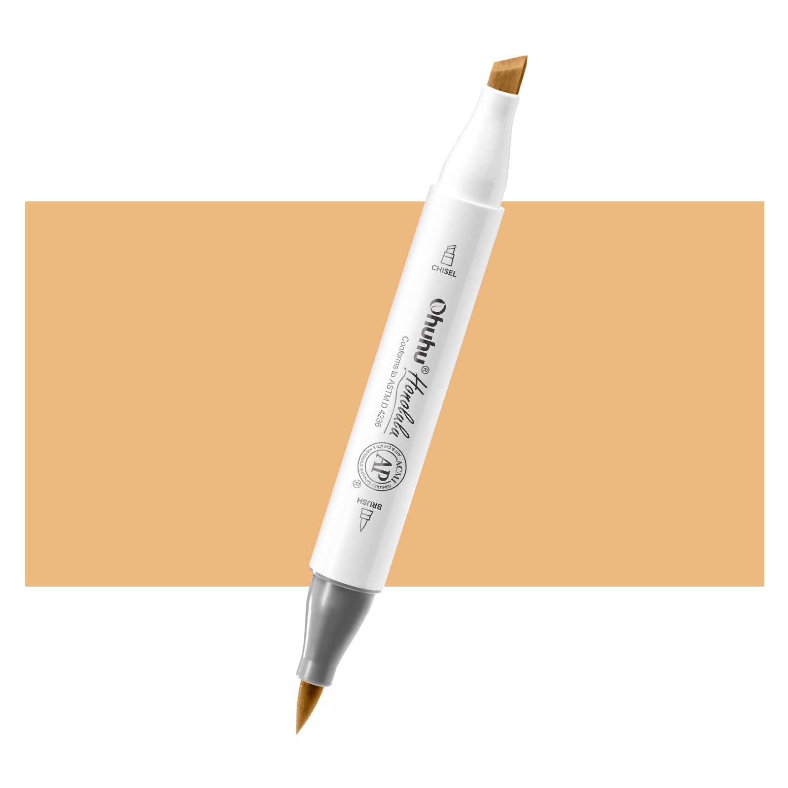 Ohuhu Honolulu YR250 / Y46 Individual Marker. Brush & Chisel