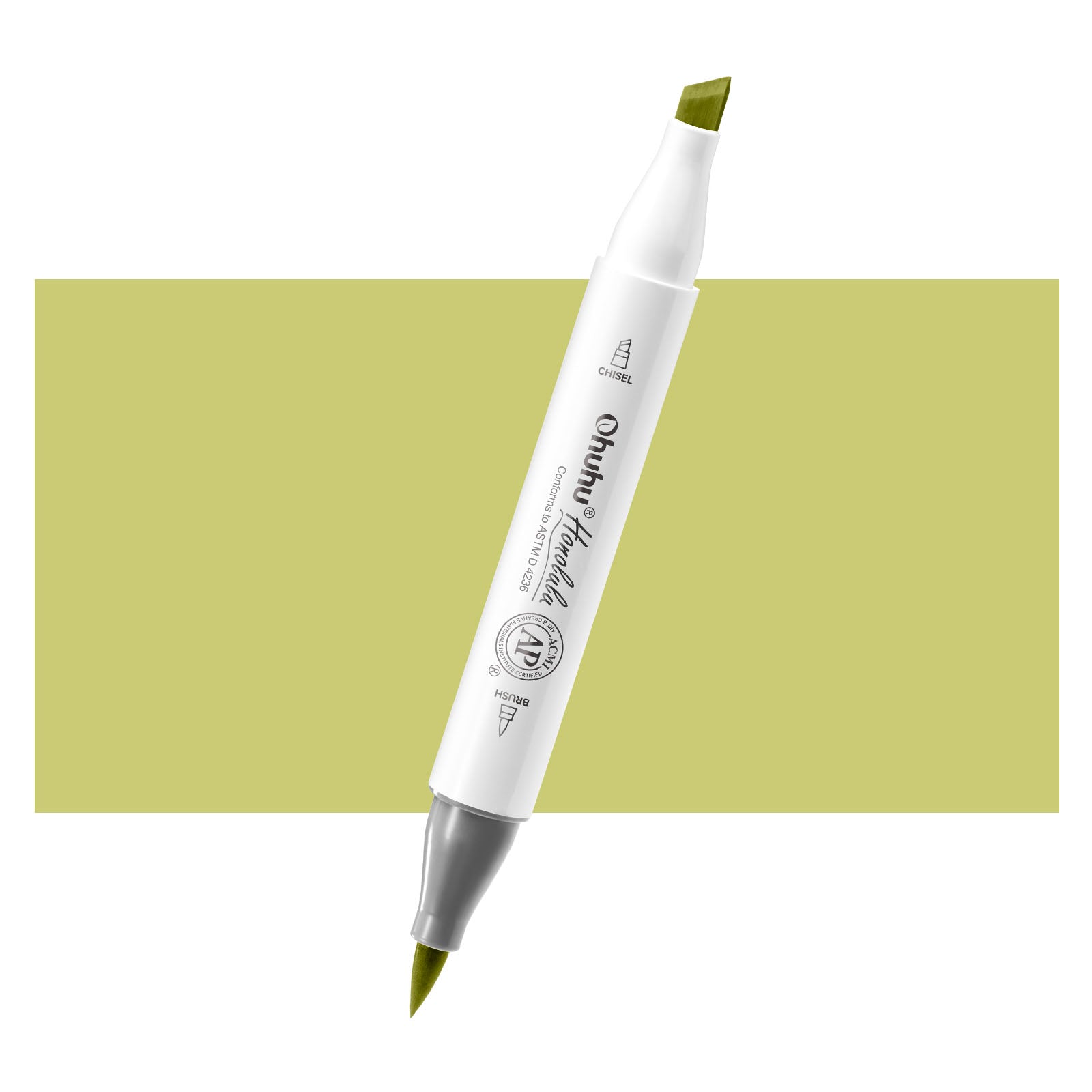 Ohuhu Honolulu GY4 / YG012 Individual Marker. Brush & Chisel