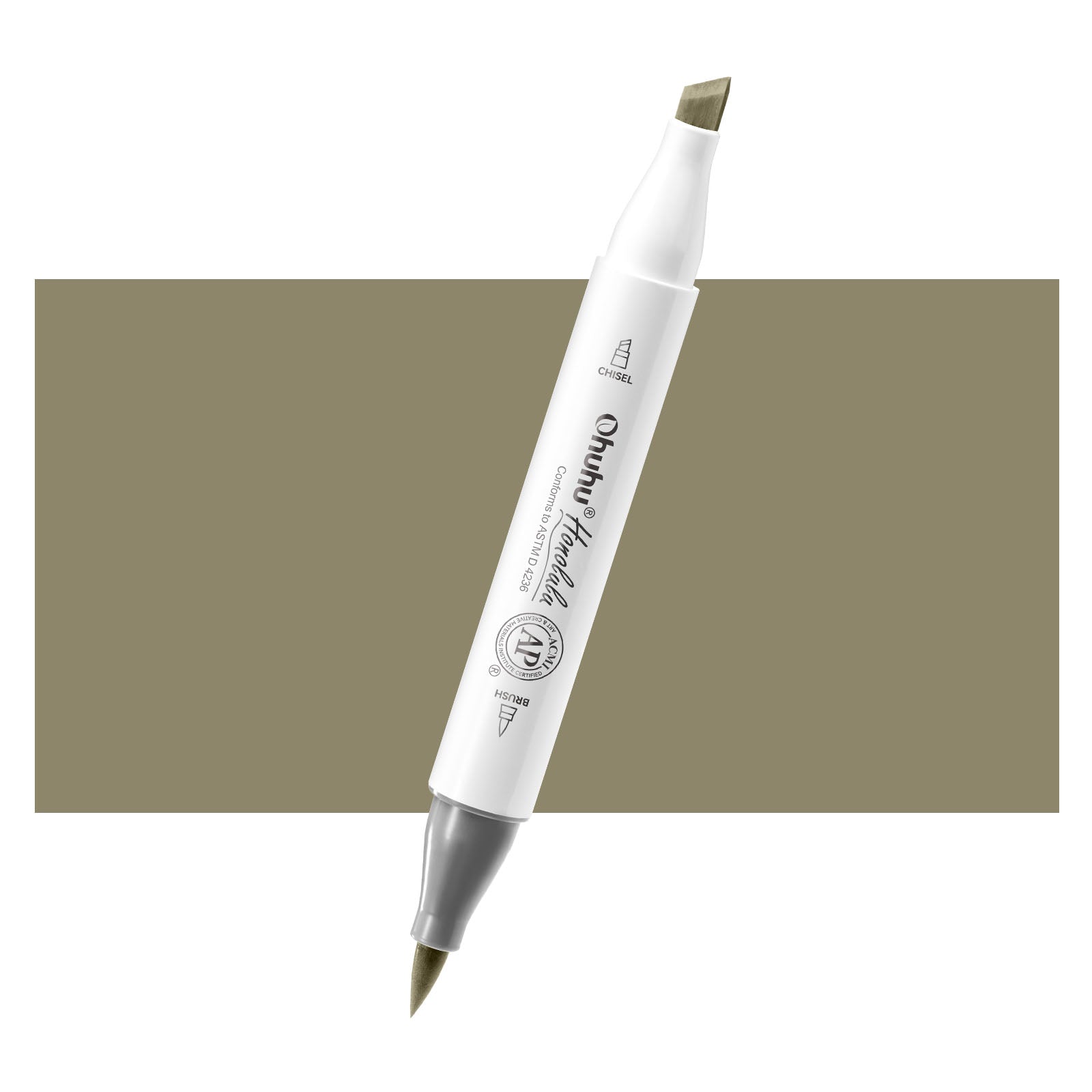 Ohuhu Honolulu G300 / YG215 Individual Marker. Brush & Chisel