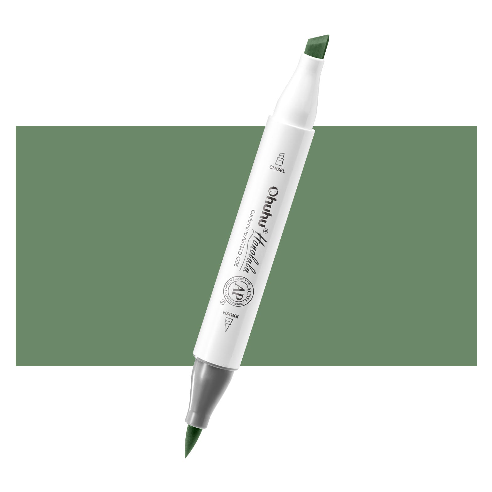 Ohuhu Honolulu GY43 / YG414 Individual Marker. Brush & Chisel