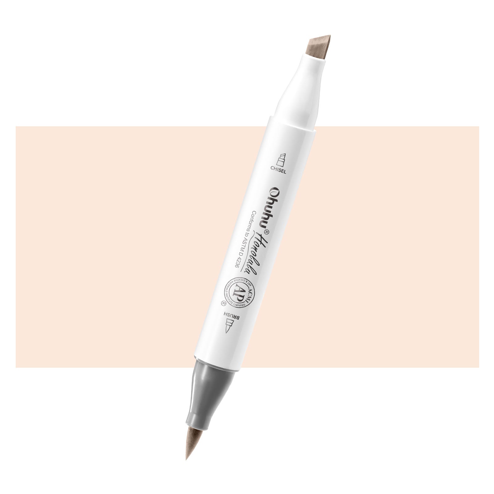 Ohuhu Honolulu WG0.5 / YR02 Individual Marker.Brush & Chisel