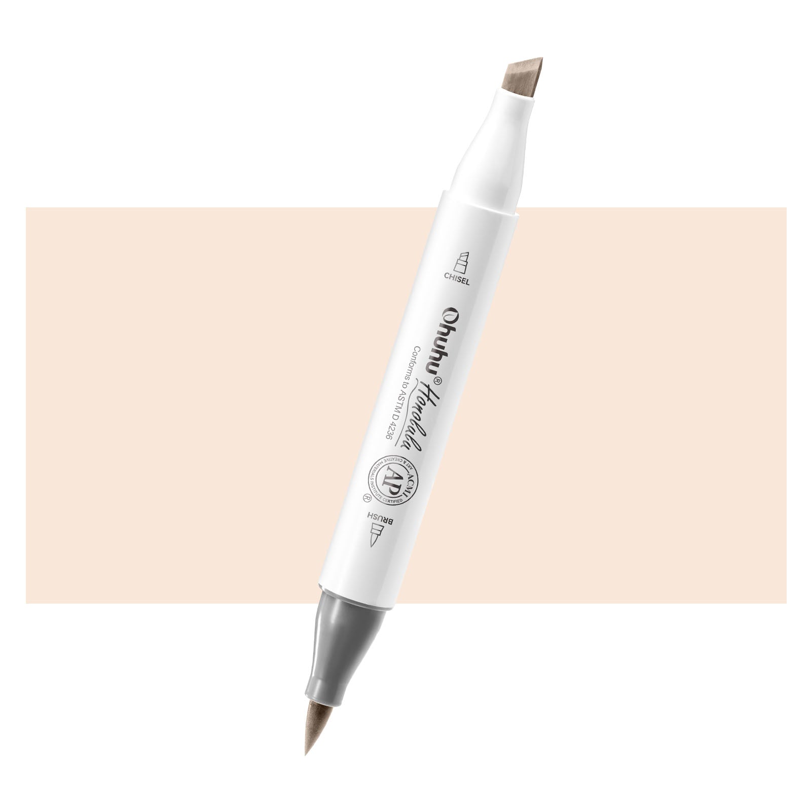 Ohuhu Honolulu YR220 / YR03 Individual Marker. Brush & Chisel
