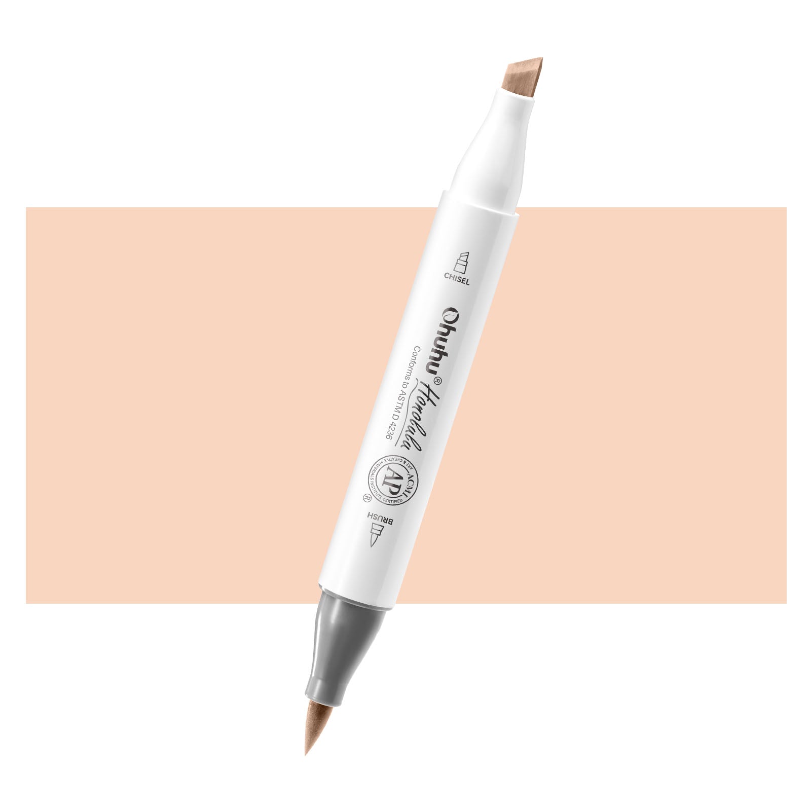 Ohuhu Honolulu E090 / YR06 Individual Marker. Brush & Chisel