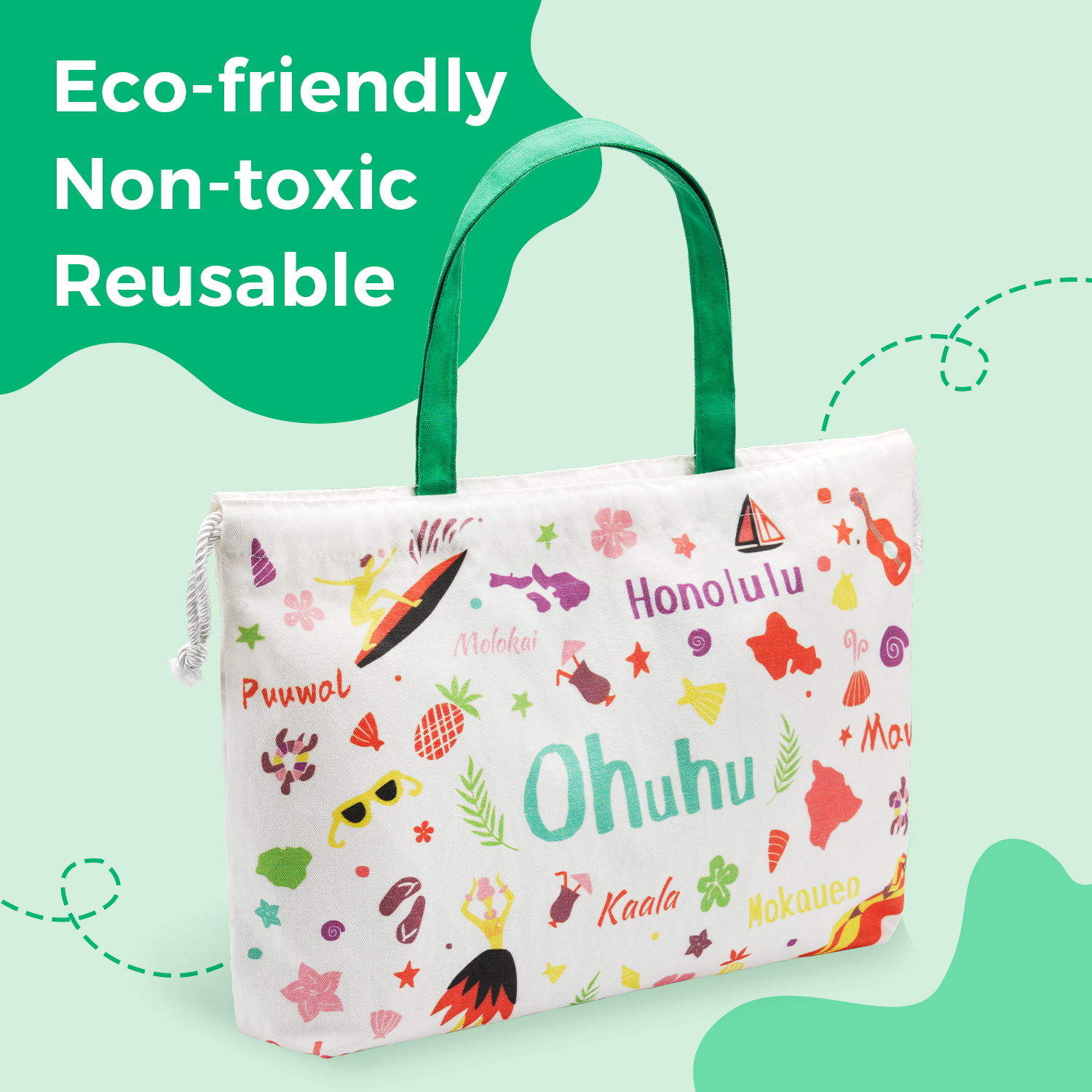 Ohuhu Canvas Gift Bag for Multi-purpose. Available in Two Sizes