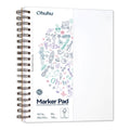 Ohuhu Bleedproof Double-Sided Marker Pad. Spiral-Bound