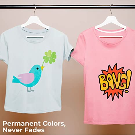 Ohuhu Fabric 30 Color Markers Permanent for Clothes (US Exclusive)