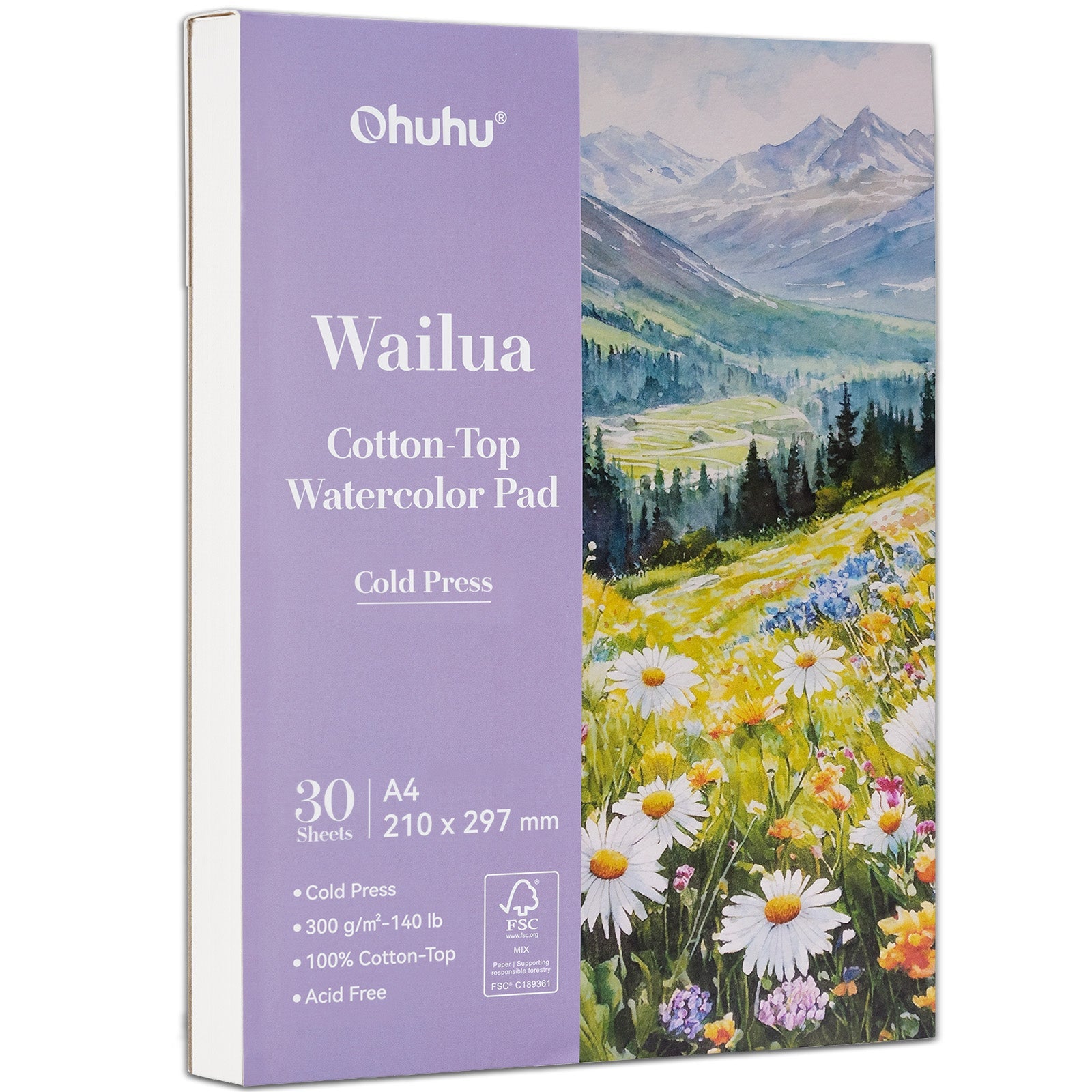 Ohuhu Wailua Cotton-Top Watercolor Pad
