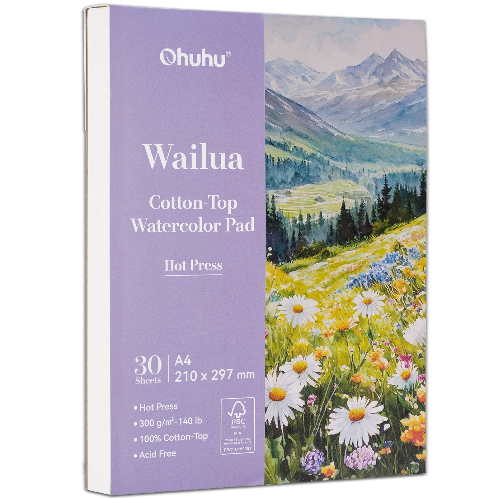 Ohuhu Wailua Cotton-Top Watercolor Pad