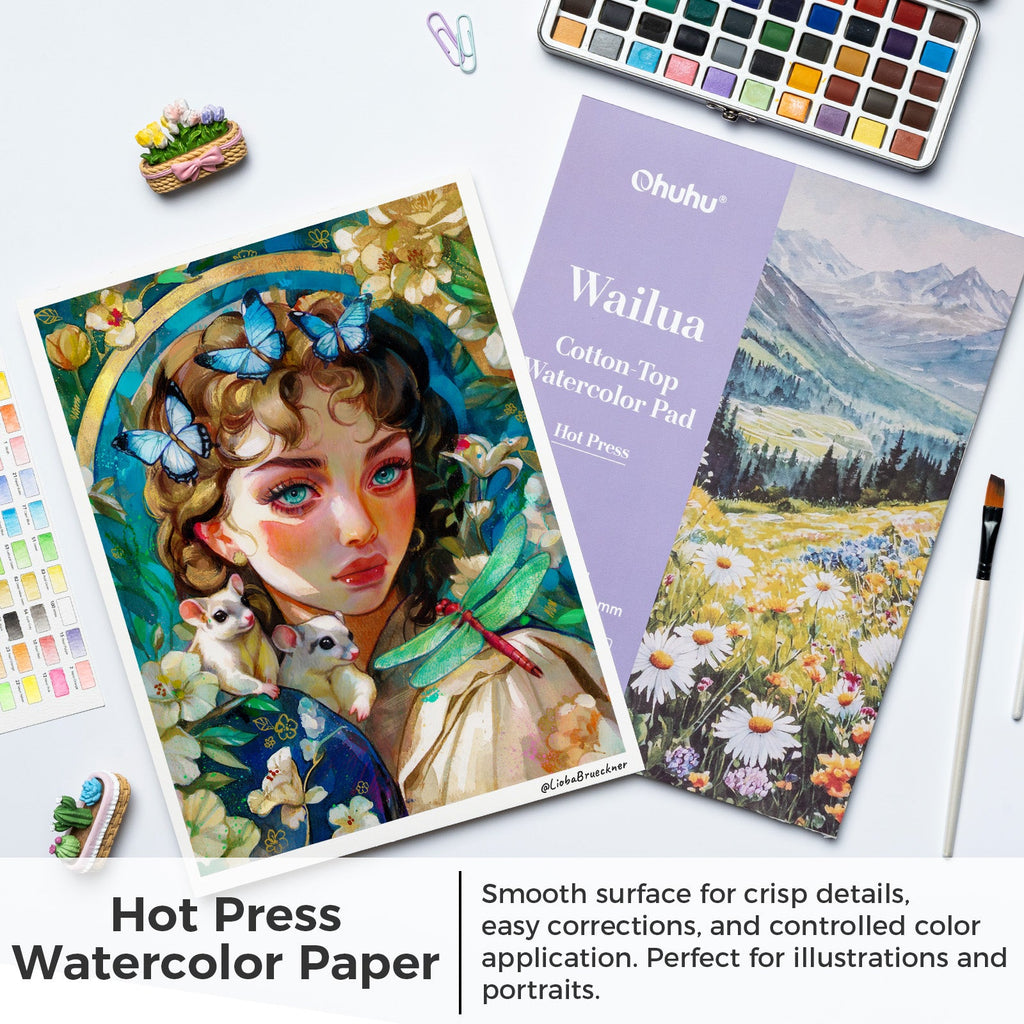 Ohuhu Wailua Cotton-Top Watercolor Pad
