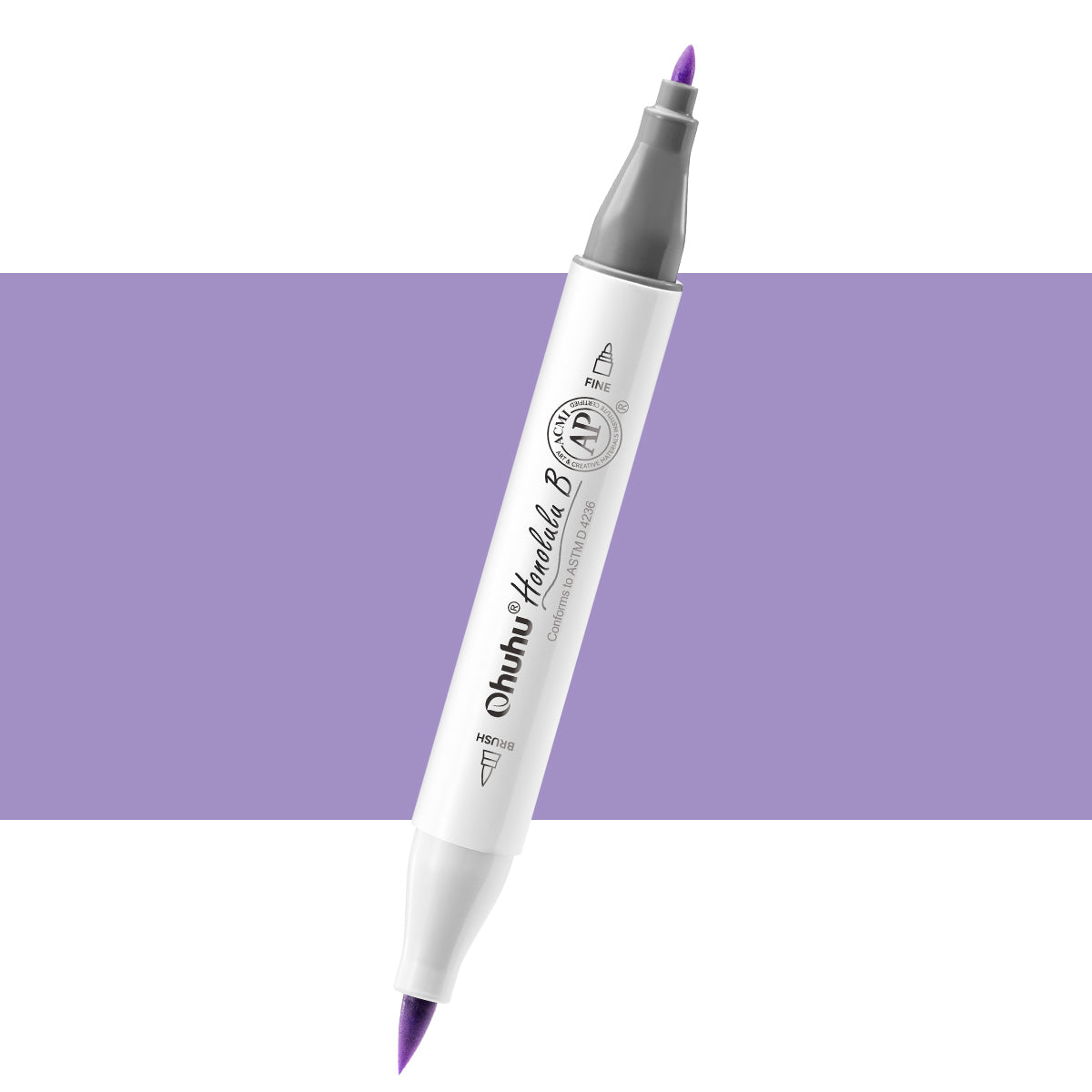 Ohuhu Honolulu B V412 (Replace V270) Individual Marker. Brush & Fine