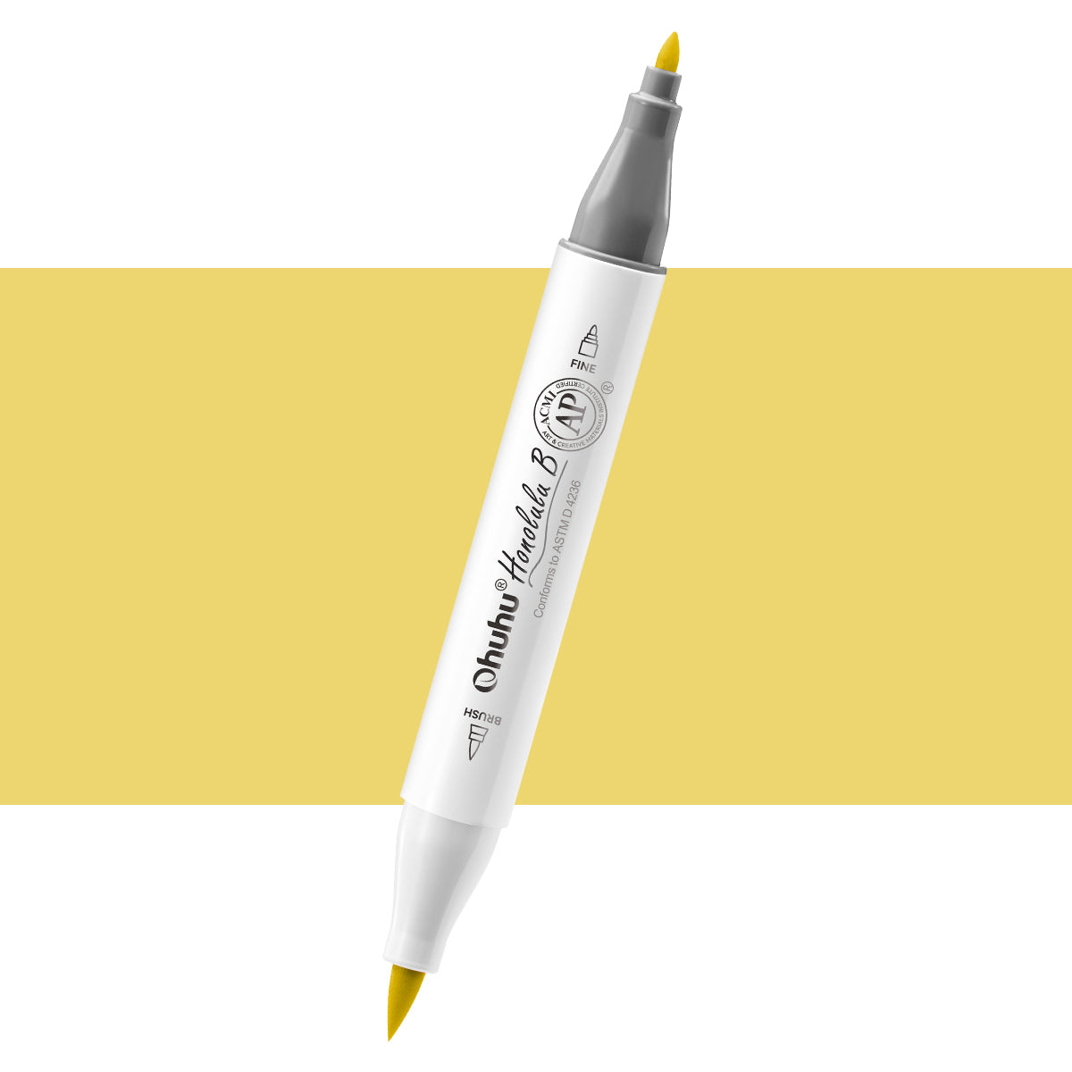 Ohuhu Honolulu B Y09 (Replace Y050) Individual Marker. Brush & Fine