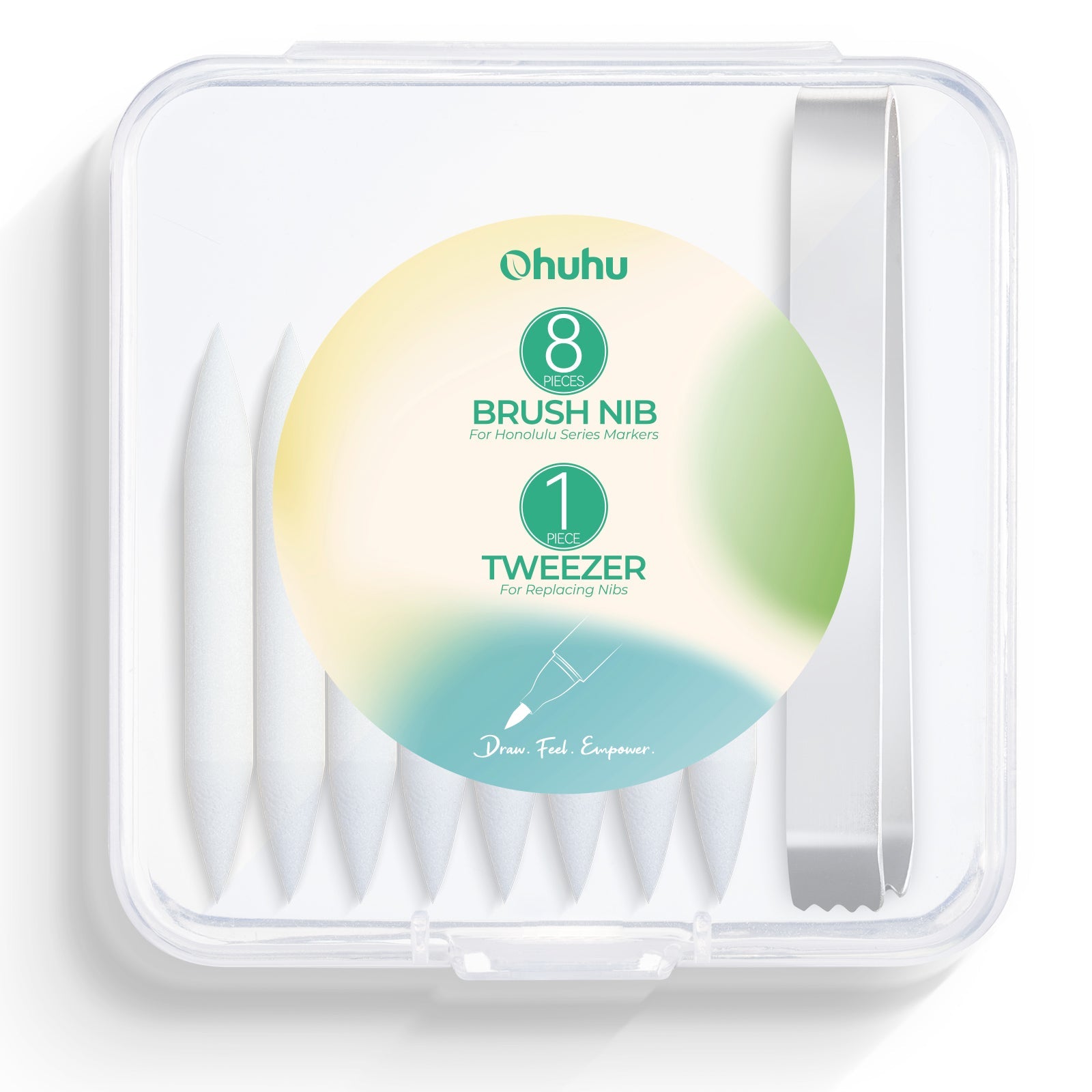 Ohuhu Replacement Brush Nibs Of Honolulu & Honolulu B Series (US Exclusive)