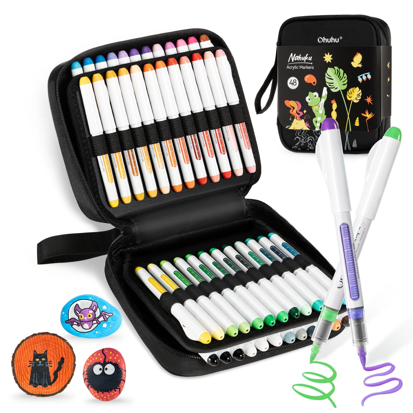 Ohuhu Nahuku Direct-ink Acrylic Markers