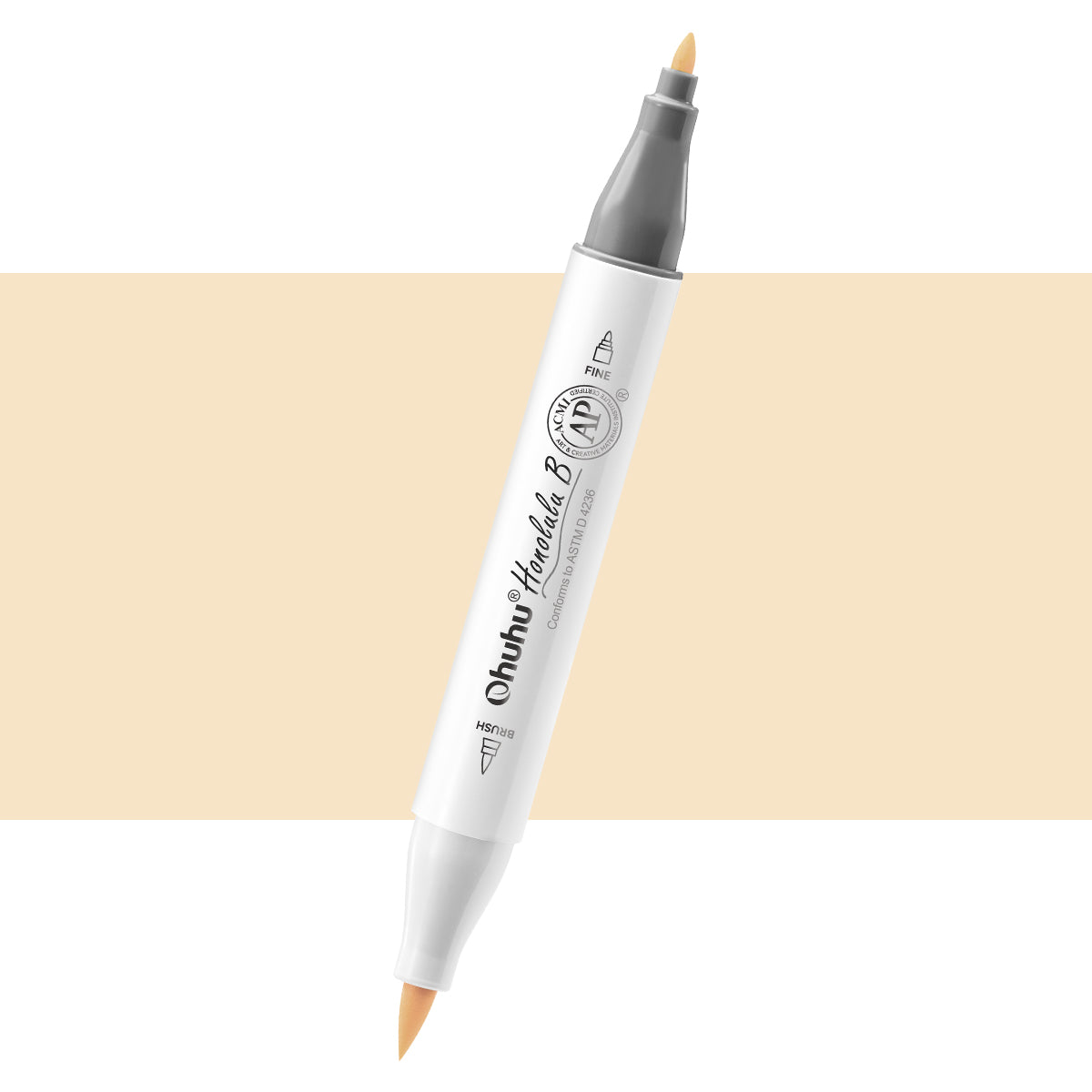 Ohuhu Honolulu B Y43 (Replace YR212) Individual Marker. Brush & Fine