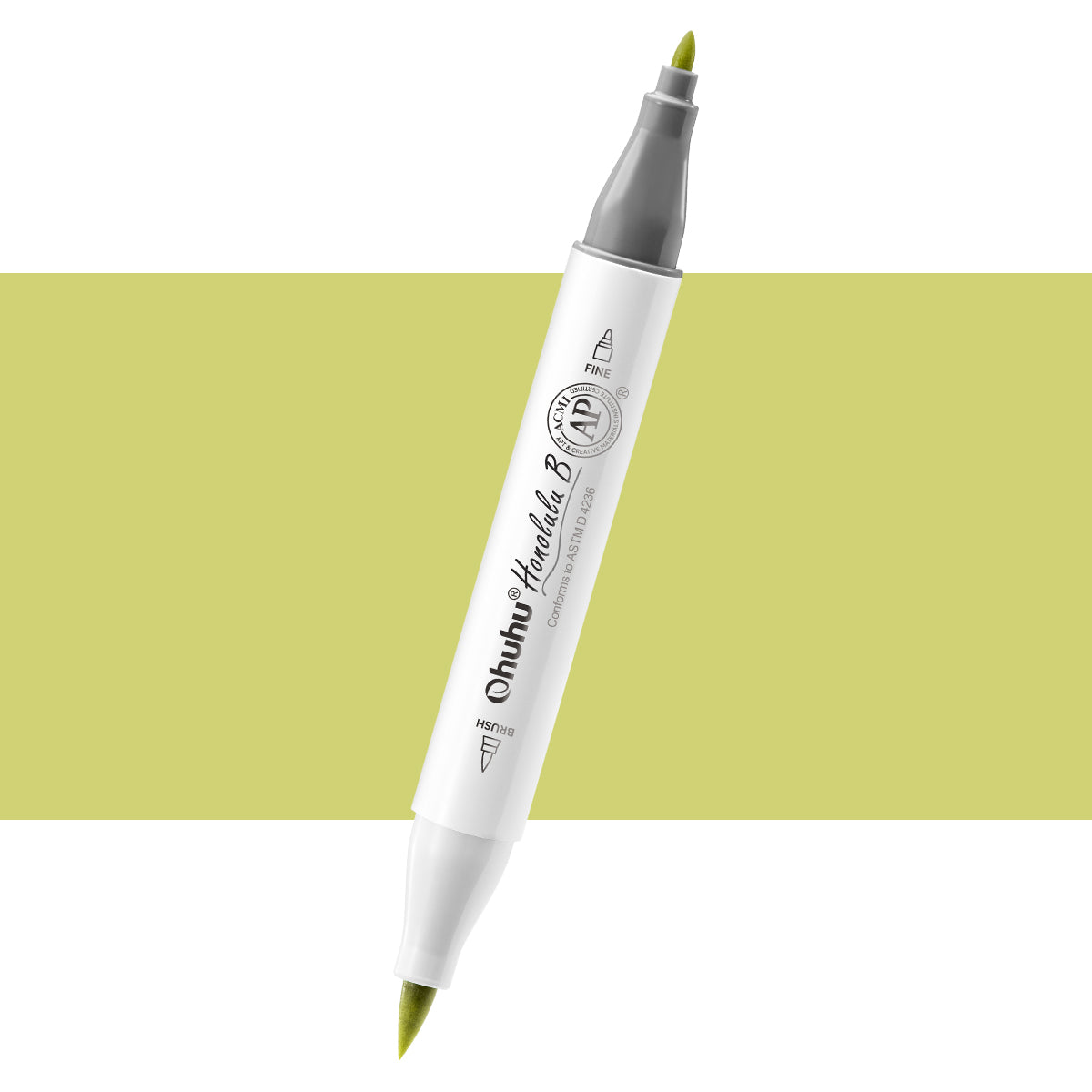 Ohuhu Honolulu B YG012 (Replace GY4) Individual Marker. Brush & Fine