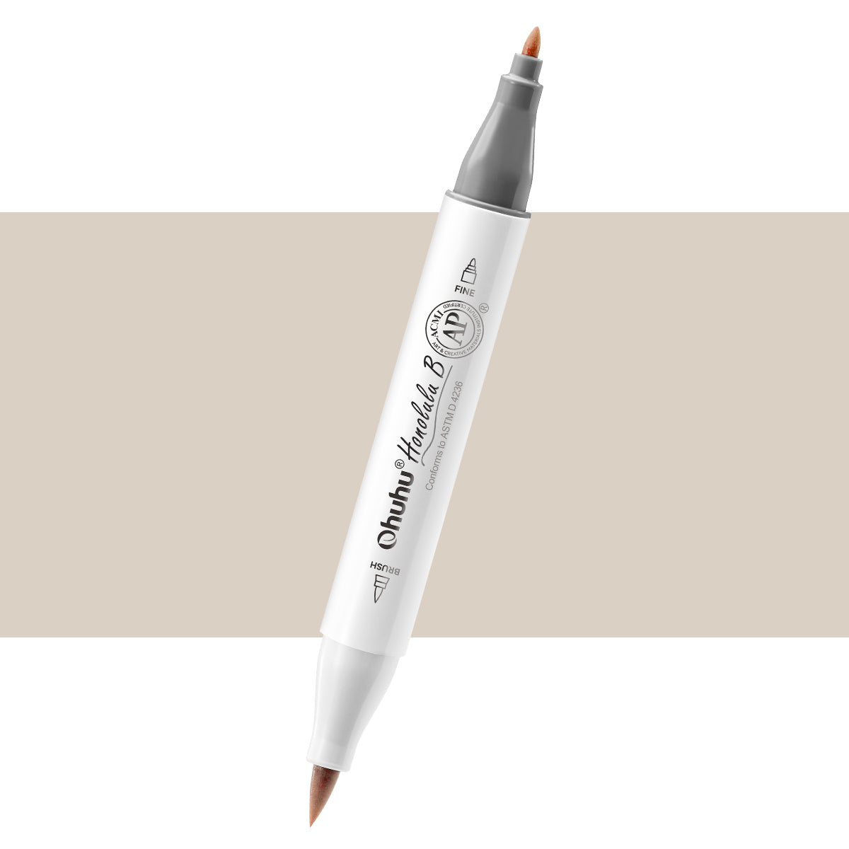 Ohuhu Honolulu B YGY11 (Replace WG01) Individual Marker. Brush & Fine
