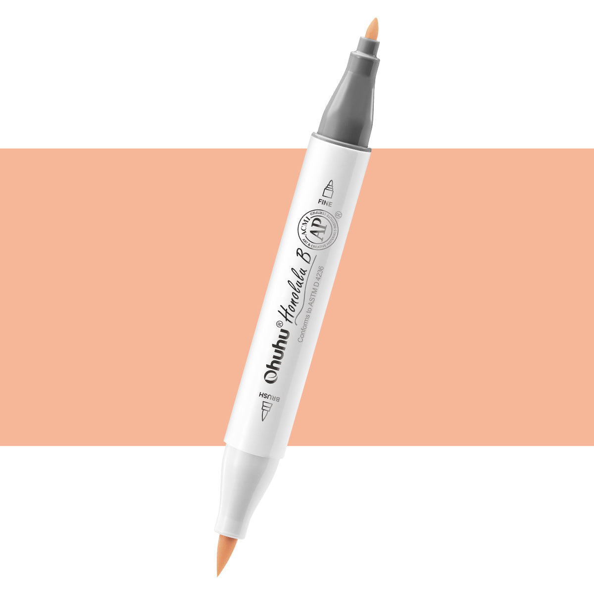 Ohuhu Honolulu B YR25 (Replace YR205) Individual Marker. Brush & Fine