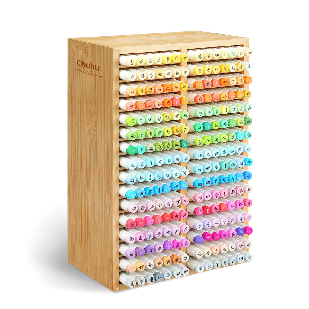 Ohuhu Bamboo Marker Organizer