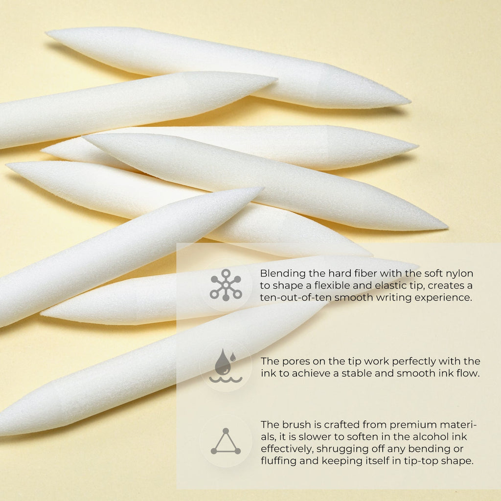 Ohuhu Replacement Brush Nibs Of Honolulu & Honolulu B Series (US Exclusive)