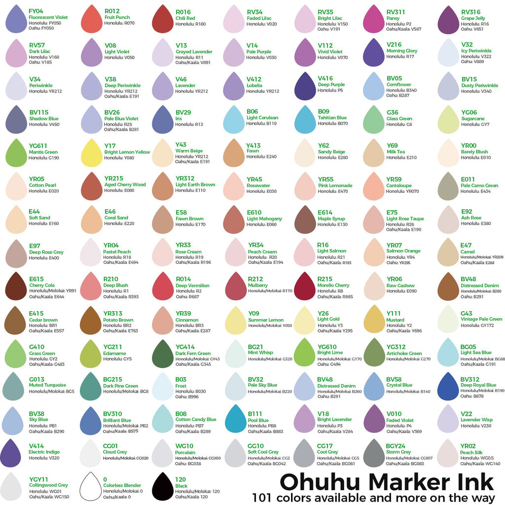 Ohuhu Marker Ink V416 / P5 Refill for Alcohol marker